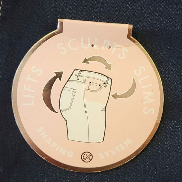 Curve Appeal Blue Minimalist Jeggings Size 24W - Picture 7 of 8